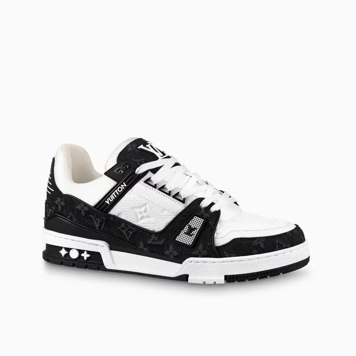 Louis Vuitton Trainer Sneaker Black & White