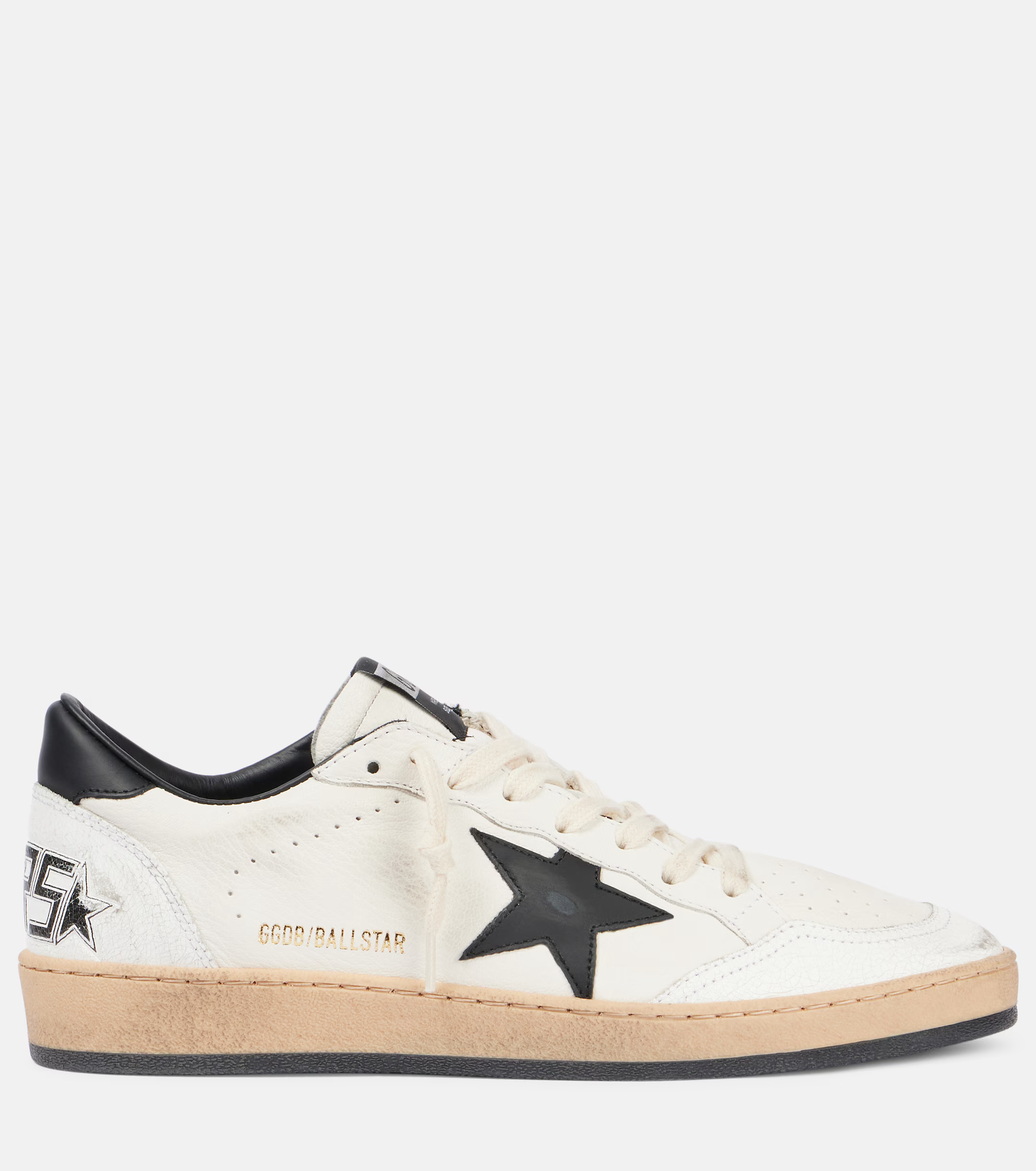 Golden Goose Ball Star Sneaker White / Black Star / Black Heel