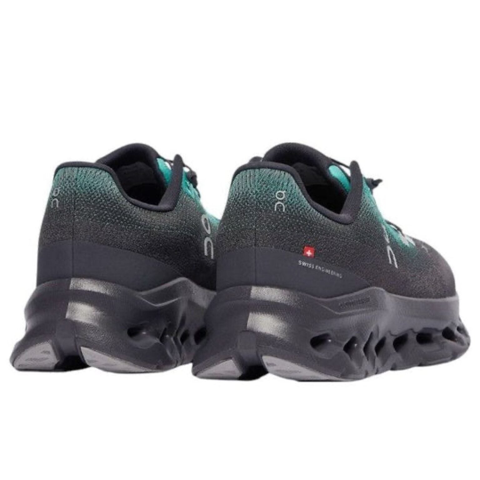 On Running Cloudmonster – Black / Turquoise Gradient