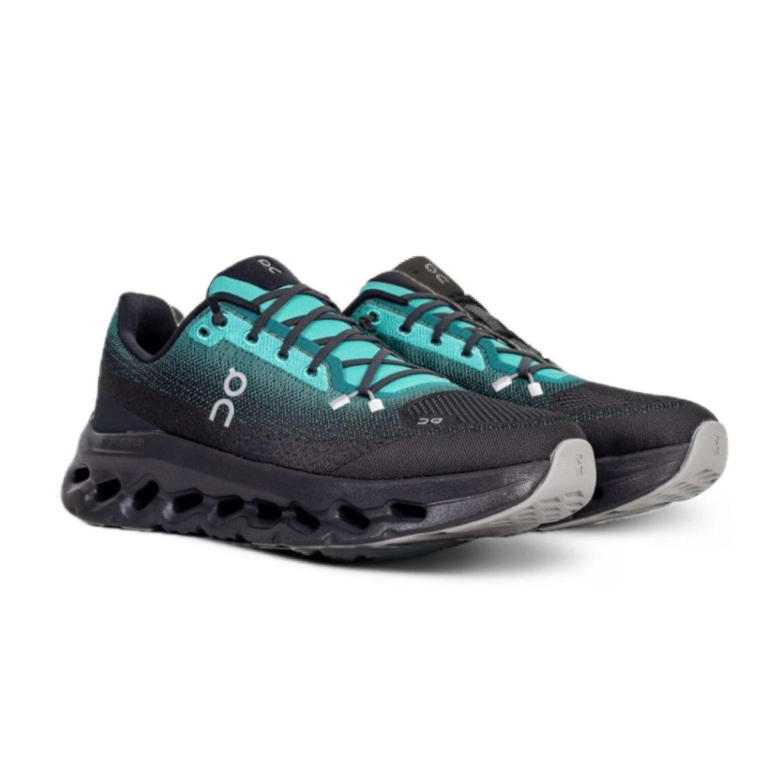 On Running Cloudmonster – Black / Turquoise Gradient