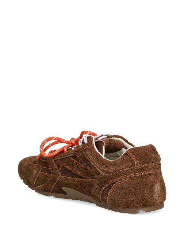 New Balance 1906R Brown Suede / Orange Laces