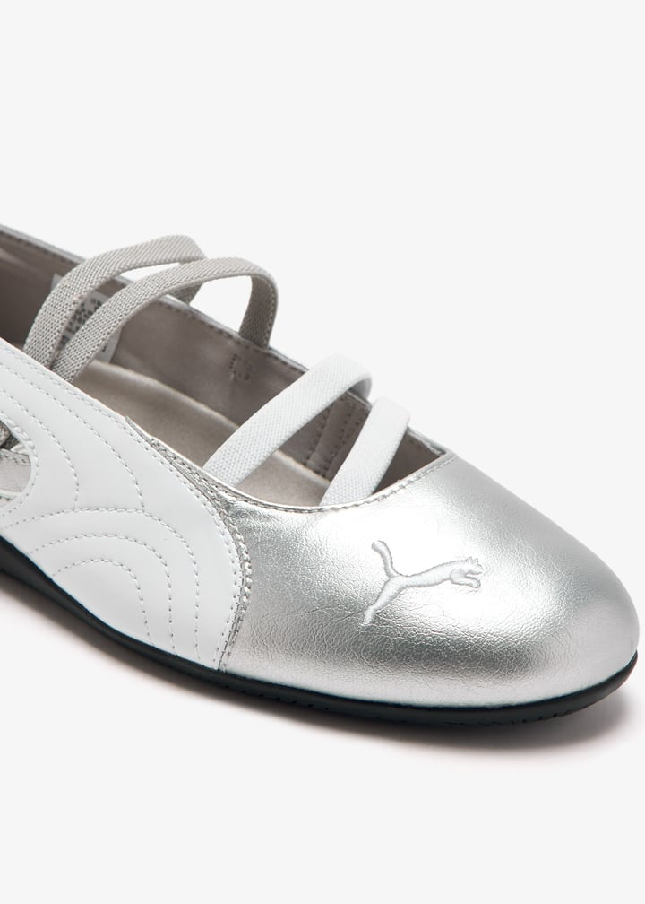 Puma Speedcat Ballet Metallic Shoes Silver