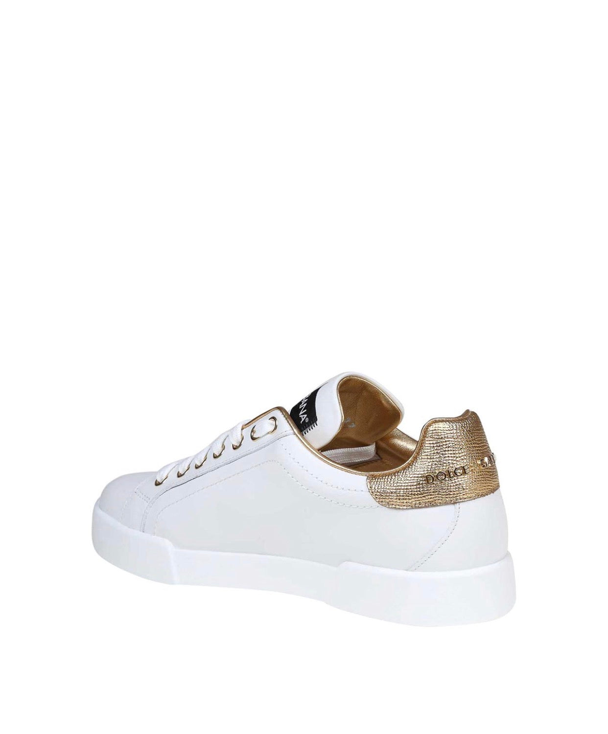 Dolce & Gabbana Portofino DG Sneakers White / Gold