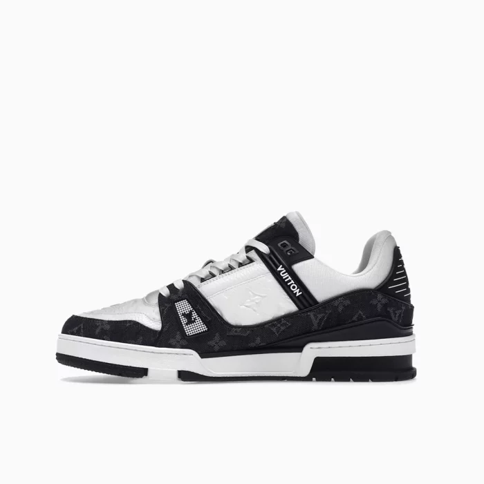 Louis Vuitton Trainer Sneaker Black & White