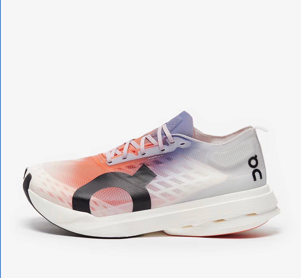 On Cloudboom Strike White / Sunset / Lavender