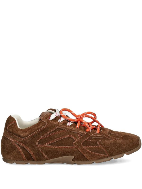 New Balance 1906R Brown Suede / Orange Laces