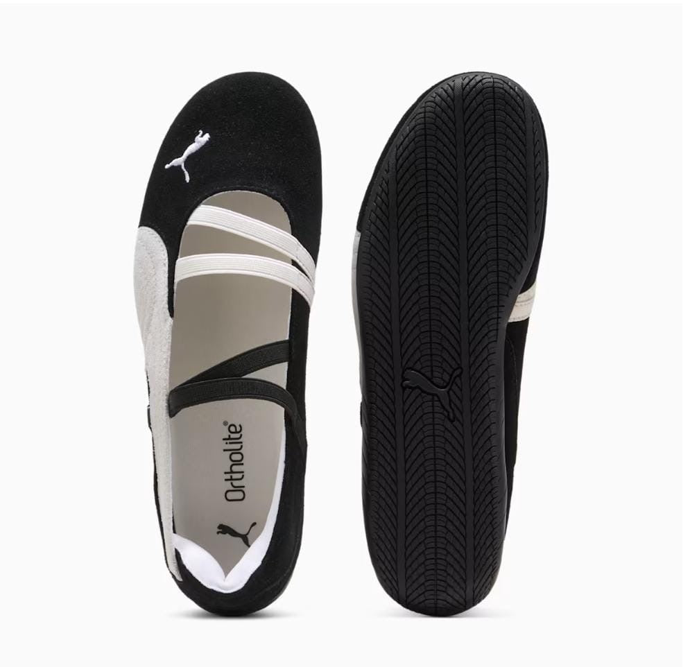 Puma Speedcat Ballet Flats – Black / White