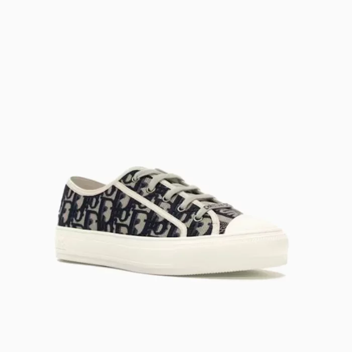 Dior Walk’n’Dior Platform Sneaker Blue Dior Oblique