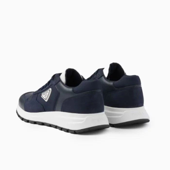 Prada Prax 01 Nubuck And Re-Nylon Sneakers