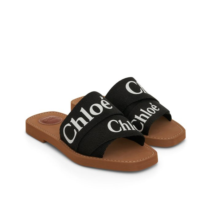 Chloe Woody Flat Mule Must-have Slides