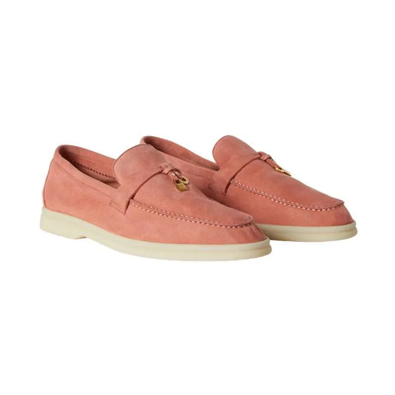 Summer Charms Walk Loafers- Pink
