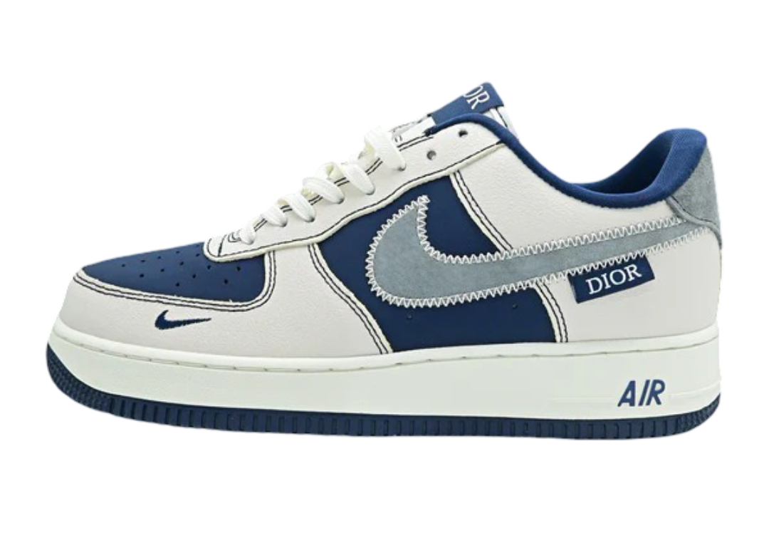 Nike Air Force 1- White/Navy Blue