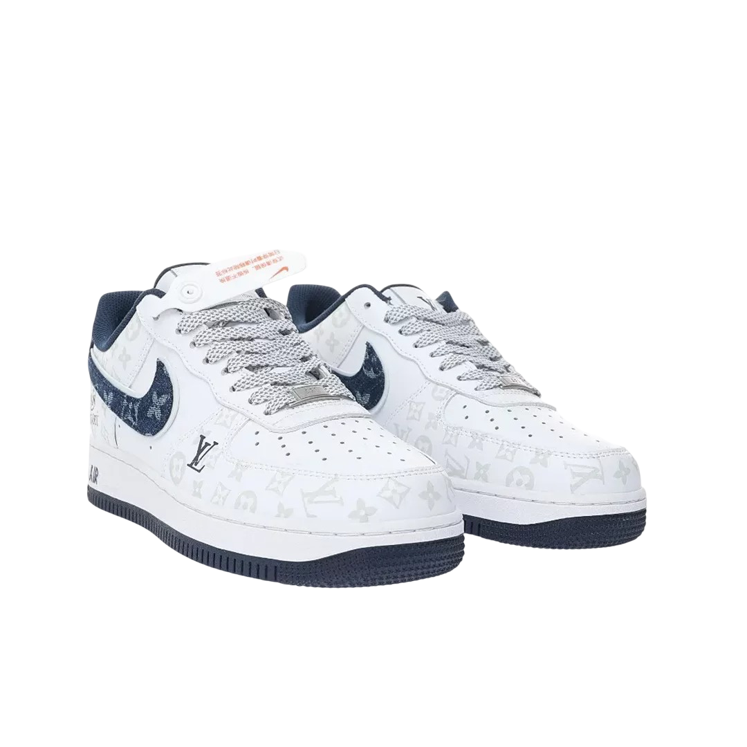 Nike Air Force 1 Louis Vuitton- White/Blue