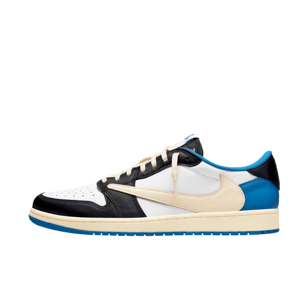 Nike Air Jordan 1 Low- White/Black/Blue