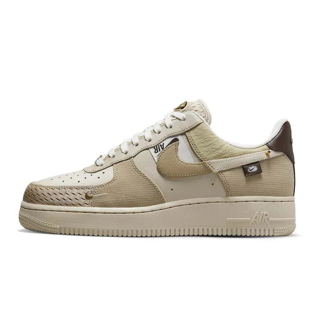 Nike Air Force 1- Tan Bling