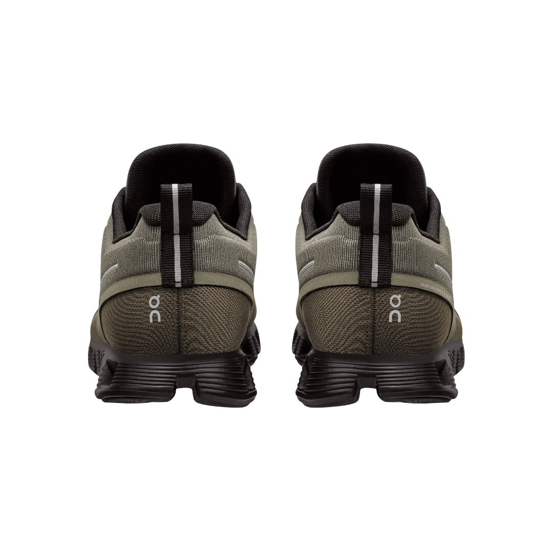 On running Cloud 5- Olive Green