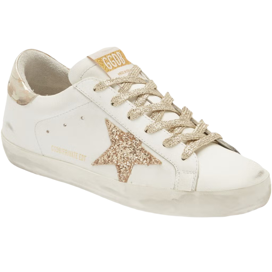 Super-Star- White/Gold